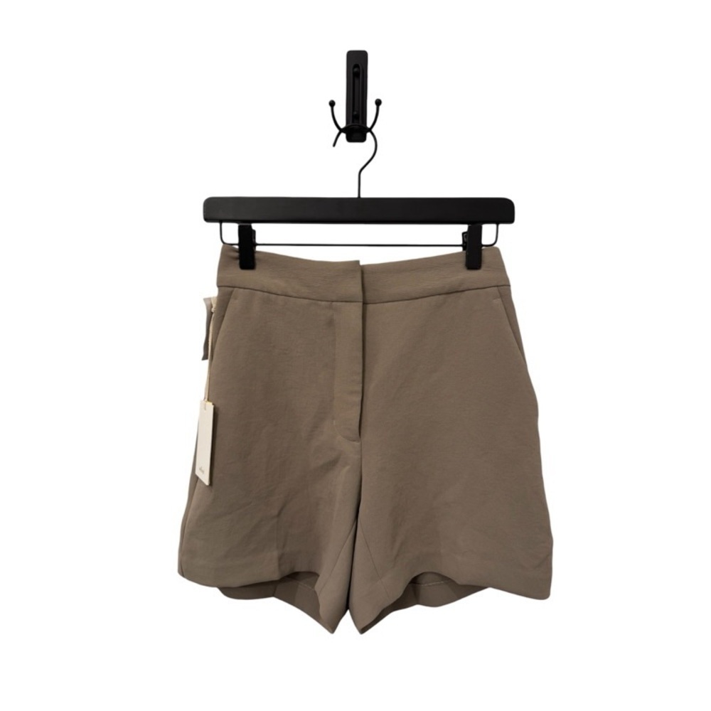 NEW ARITZIA WILFRED The Limitless Short Crepette Mid-Thigh in Modern Taupe